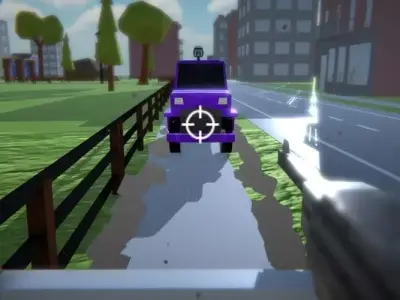 Low Poly Car SUV Free low-poly 3D model