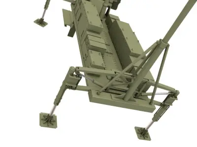 Air Defense Missile System 3D model