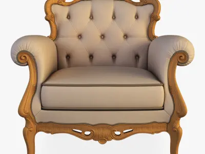 Angelo Cappellini Austen armchair 3D model