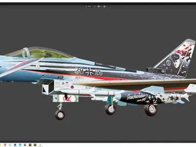 Fighter aircraft Free 3D model