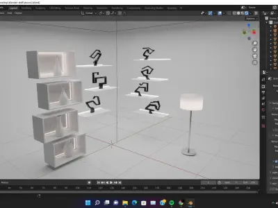 interior objects Free 3D model