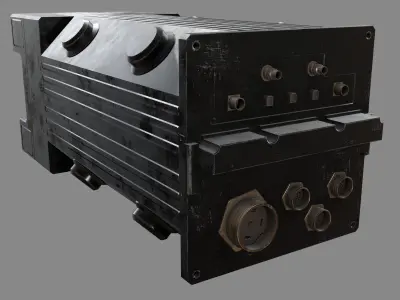 The Device box Free low-poly 3D model