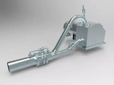 Turbine Pelton  Free 3D model