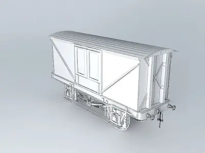 LMS BOX VAN Free 3D model