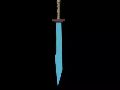 Training sword 3D model