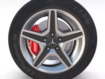 Mercedes G Class Wheel Full 3D model