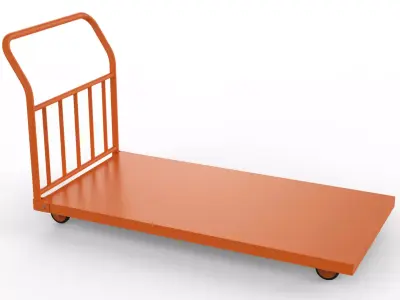 Generic Cart Heavy Duty Transport 03 3D model