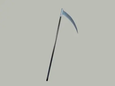 Scythe Low-poly 3D model