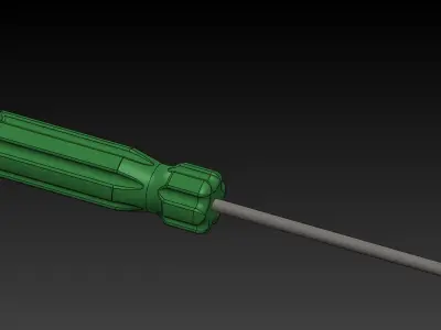 Screw driver design Free 3D model