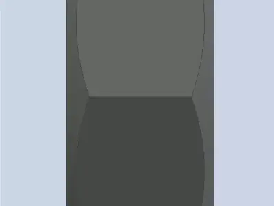 Hexagonal Nut M8 3D model
