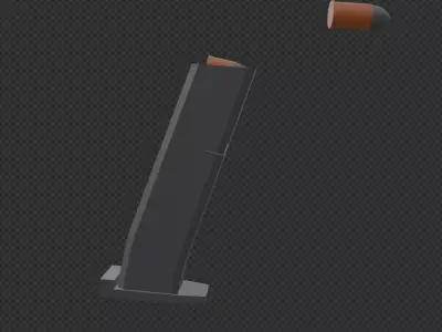 Basic Pistol Style Handgun Free 3D model