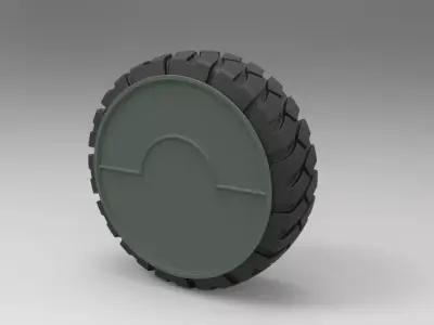 Offroad wheel 4 3D model