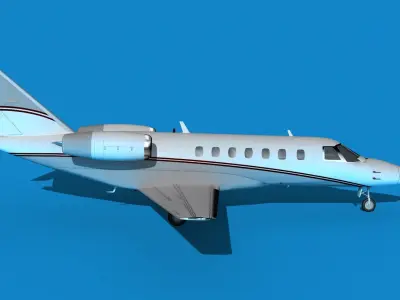 Cessna C528 Citation CJ3 V13 3D model