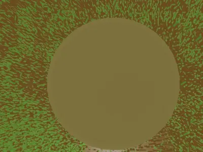 Well with grass low-poly Low-poly 3D model