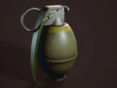 M26 grenade Low-poly 3D model buy