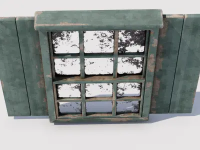 Window Low-poly 3D model purchase