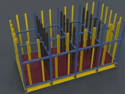 Chemical tanks module-b Free 3D model