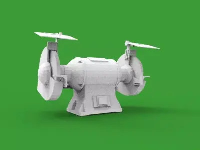 grinding machine 3D print model