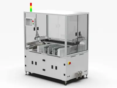 Automatic Double Station Label Laminating Machine 3D model