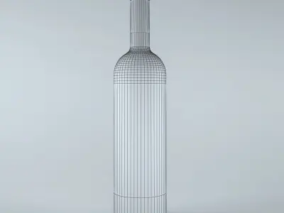 Grey Goose Bottle 3D model