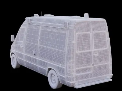 Cuban Ambulance 2002 3D model