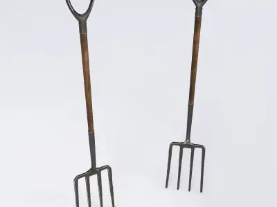 Spade fork 3d model  3D model