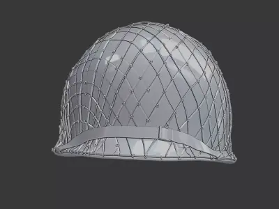 US M1 Helmet WWII Vietnam Era Military Helmet 3D Printable  3D print model