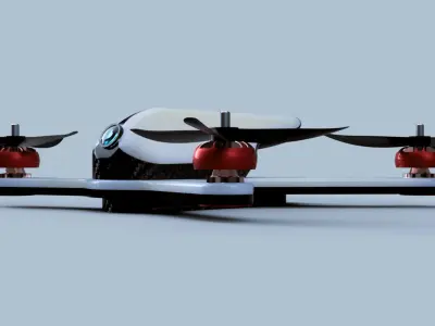 Quad-X UAV drone 3D print model