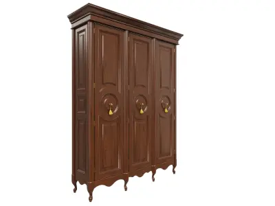 Classic cabinet 07 07 3D model
