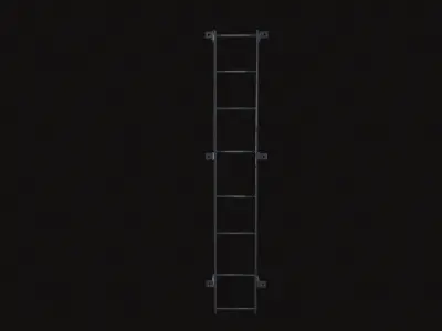 Metal Ladders Low-poly 3D model purchase