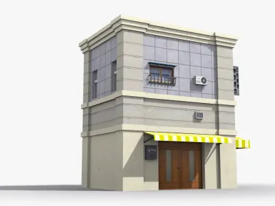 Japanese House x20 Low-poly 3D model purchase