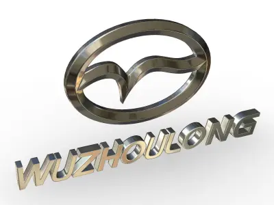 wuzhoulong logo 3D model