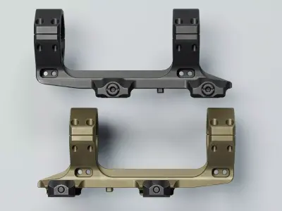 AUS Mount - 34mm - 1-54 - Replica Low-poly 3D model