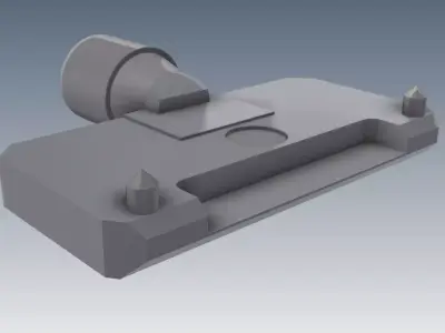 assembled shovel 3D model