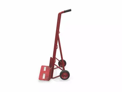 Hand Truck Low-poly PBR Low-poly 3D model