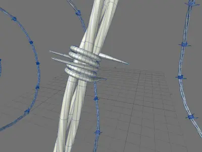 Barbed Wire 2 3D model