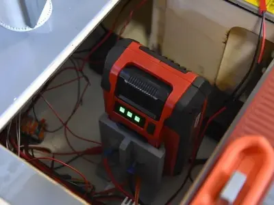 Battery holder 3D print model