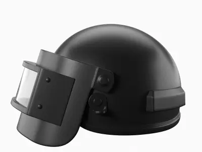 PUBG Level 3 Helmet 3D print ready-2 part 3D print model