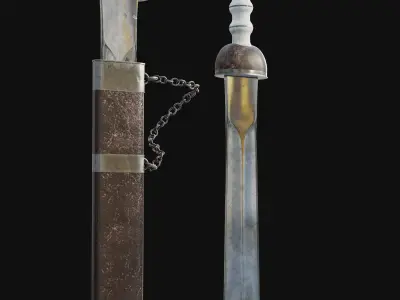 Sword Gladius ancient Roman 3D model