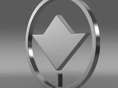 PAZ Logo 3D model