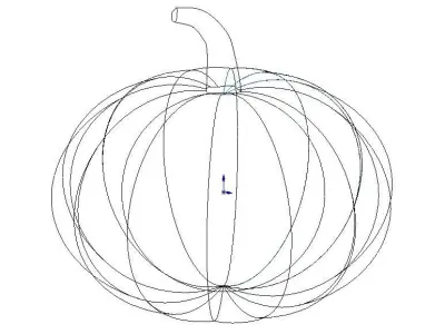 3D Art Surface Pumpkin 3D print model