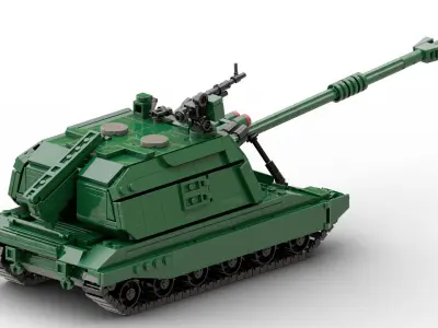 MocBricks3D - Lego 2S19 Msta-S 3D print model