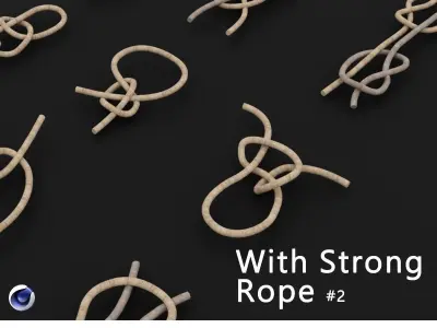 knot model Strong Rope Collection 3D Model Pack