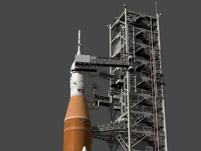  SLS and Tower Launch 