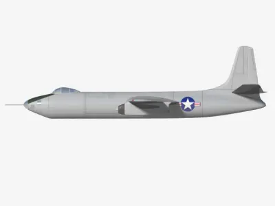 Martin XB-48 3D model