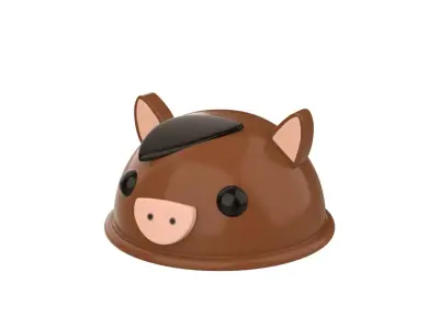Horse Hat Cute Low-poly 3D model