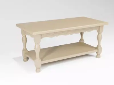antique table 3D model 3D model