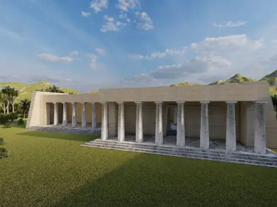 Parthenon-Historical Greek Temple 3D model order