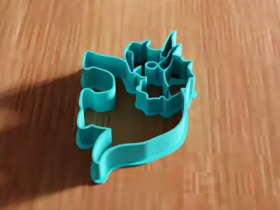 Dinosaur Triceratops Cookie Cutter STL File - 137 3D print model