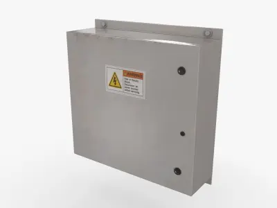 Electrical Box 06 Low-poly 3D model